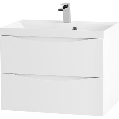 Тумба под раковину BelBagno Marino 60 MARINO-600-2C-SO-BL-P подвесная Bianco Lucido МДФ / ЛДСП
