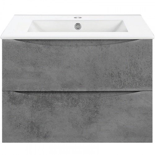 Тумба под раковину Vincea Mia 60 VMC-2MC600BT подвесная Beton МДФ / ЛДСП