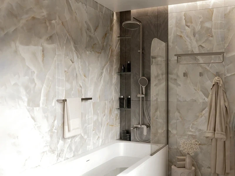Душевая система Knotlor Слайд KN-83/GM цвет Вороненая сталь
