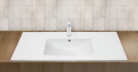 Раковина WeltWasser Deilbach 7517 100 10000005586 Белый глянец фаянс полувстраиваемая