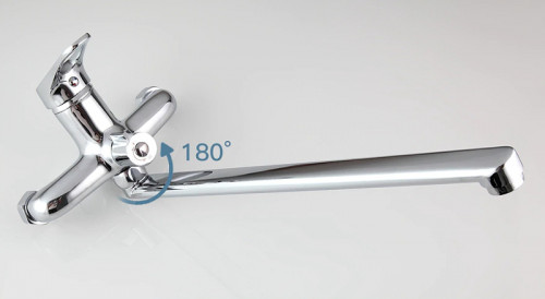 Смеситель для ванны Frap H13 F2213 универсальный Хром латунь на стену