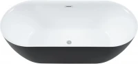 Акриловая ванна Aquanet Delight 170x78 289723 цвет Черный матовый Белый