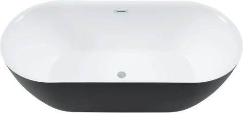 Акриловая ванна Aquanet Delight 170x78 289723 цвет Черный матовый Белый