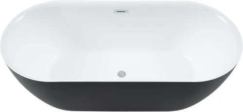 Акриловая ванна Aquanet Delight 170x78 289723 цвет Черный матовый Белый