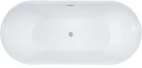 Акриловая ванна Aquanet Delight 170x78 289723 цвет Черный матовый Белый