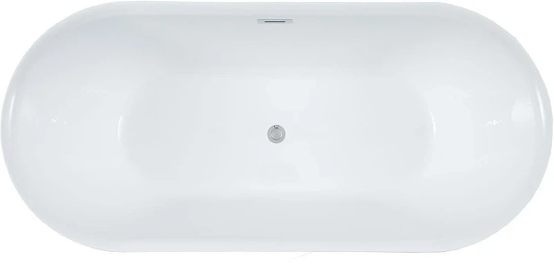Акриловая ванна Aquanet Delight 170x78 289723 цвет Черный матовый Белый