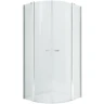 Душевой уголок New Trendy New Soleo Chrome 100х100 K-0420 профиль Хром стекло прозрачное