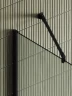 Душевая перегородка Maybah Glass MGD-731-6ш 790x1950 в широком профиле Черный стекло сатиновое