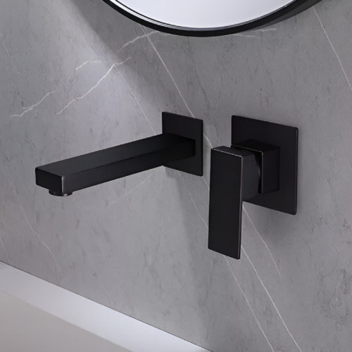 Смеситель для раковины ALMAes Liva TVZ-1845 цвет Черный матовый