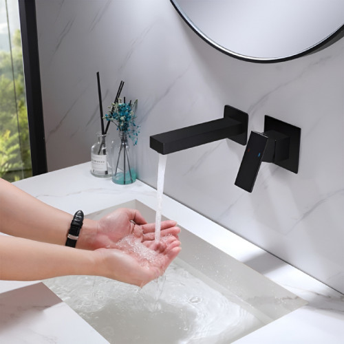 Смеситель для раковины ALMAes Liva TVZ-1845 цвет Черный матовый