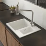 Кухонная мойка Domaci Болонья 60 М-19-001 цвет Белый