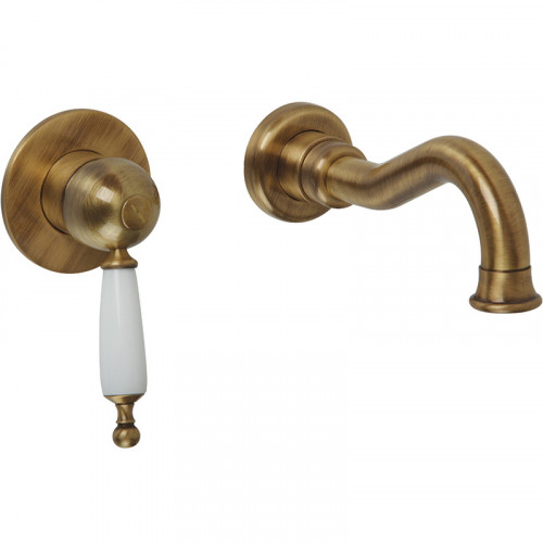 Смеситель для раковины Migliore Oxford 19092 Бронза латунь встраиваемый