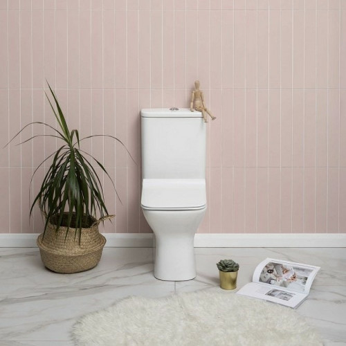 Унитаз компакт Aquanet Cube-C 210759 без бачка с сиденьем Микролифт фаянс напольный