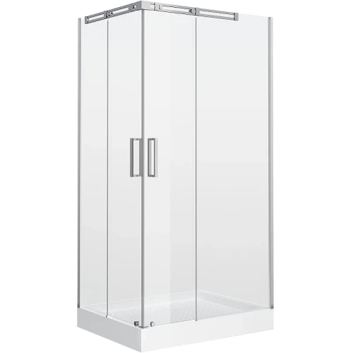 Душевой уголок Grossman Galaxy 120x80 R GR-3120R профиль Хром стекло прозрачное