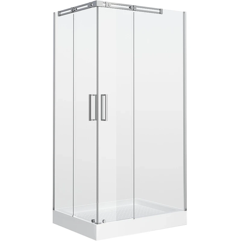 Душевой уголок Grossman Galaxy 120x80 R GR-3120R профиль Хром стекло прозрачное