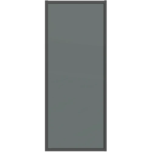 Душевая стенка Grossman Style 70 200.K33.05.70.21.10 профиль Черный матовый стекло тонированное