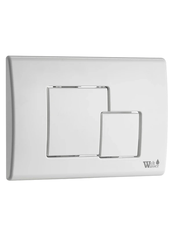 Клавиша смыва WeltWasser WW Marberg 507 SE GL-WT 10000010237 Белая глянцевая
