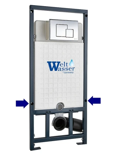 Клавиша смыва WeltWasser WW Marberg 507 SE GL-WT 10000010237 Белая глянцевая