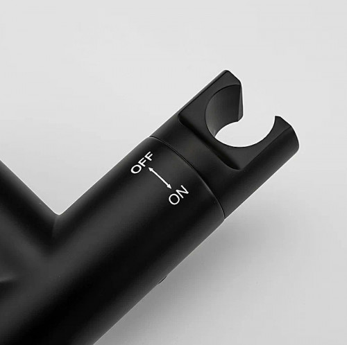 Гигиенический душ со смесителем Gappo G7290-6 с термостатом Черный матовый латунь встраиваемый