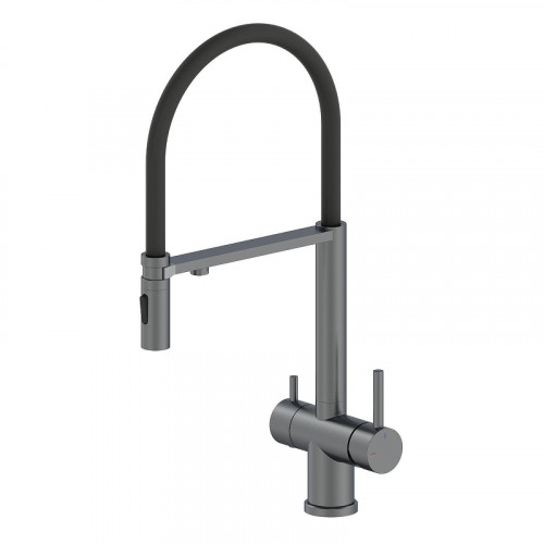 Смеситель для кухни Wonzon &amp; Woghand WW-88458009-BGM цвет Темный графит