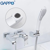 Смеситель для ванны Gappo G50 G3250-8 Хром латунь на стену