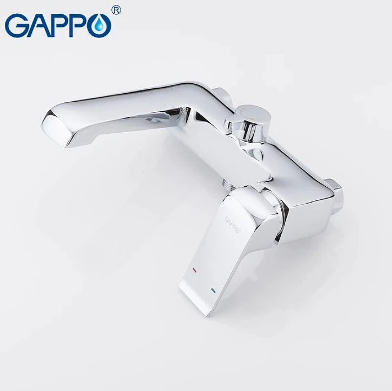 Смеситель для ванны Gappo G50 G3250-8 Хром латунь на стену