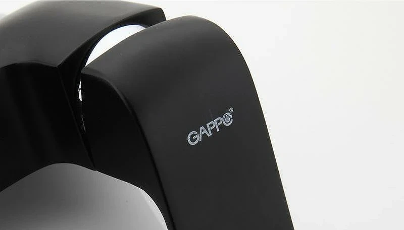 Смеситель для ванны Gappo G50 G3250 Черный матовый латунь на стену