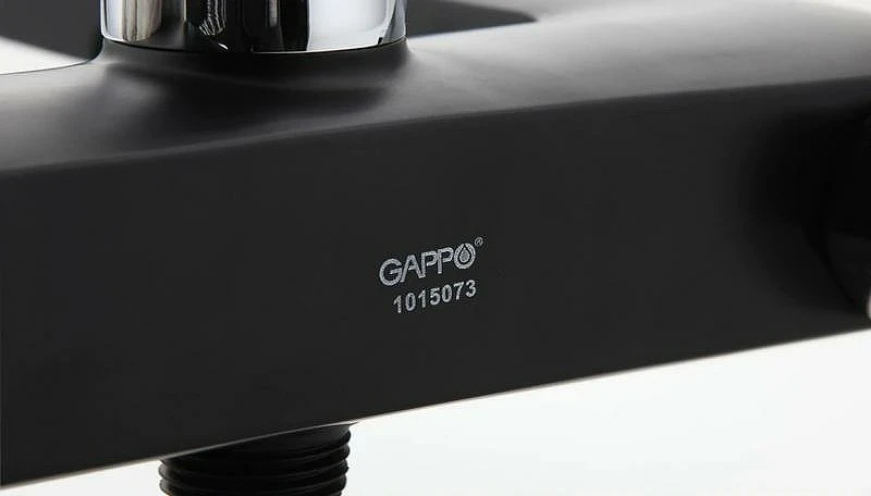 Смеситель для ванны Gappo G50 G3250 Черный матовый латунь на стену