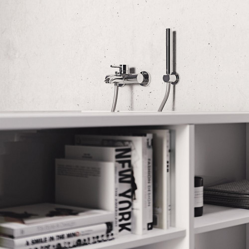 Смеситель для ванны Kludi Bozz 386910576 Хром латунь на стену