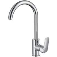 Смеситель для кухни Aquatek Вега AQ1082CR Хром латунь