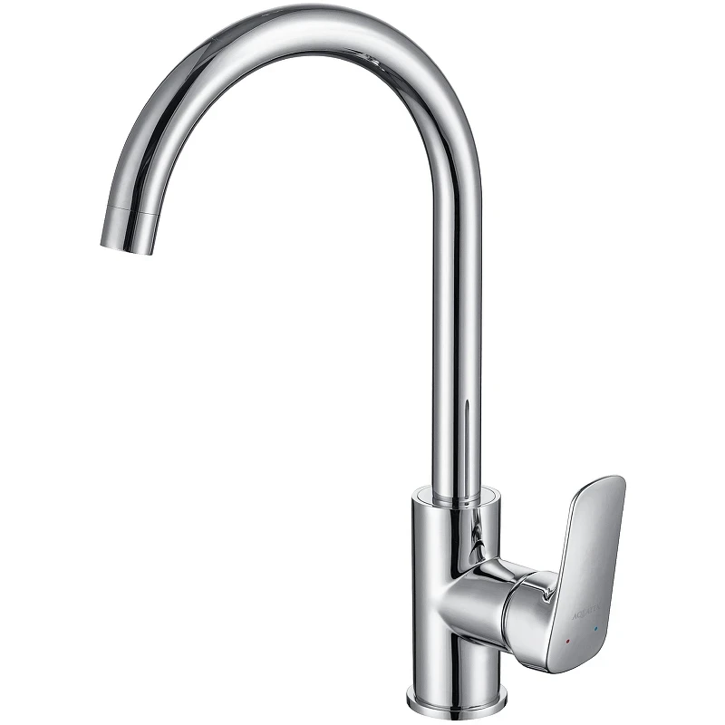 Смеситель для кухни Aquatek Вега AQ1082CR Хром латунь