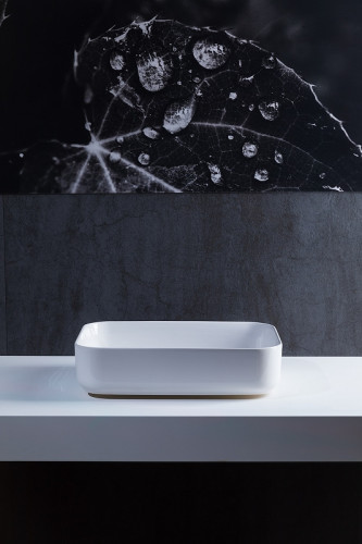 Раковина-чаша Allen Brau Fantasy 50 4.11021.20 Белая фаянс накладная