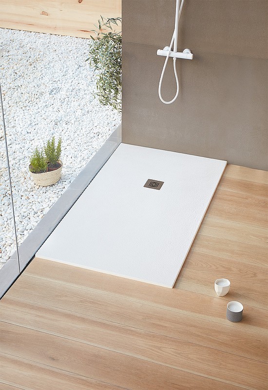 Душевой поддон из искусственного камня Stpool Lite 140х80 1237424 White Matt