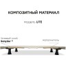 Душевой поддон из искусственного камня Stpool Lite 140х80 1237424 White Matt