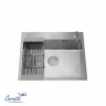 Кухонная мойка Ceruttispa Gloria 50 11255 цвет Хром матовый