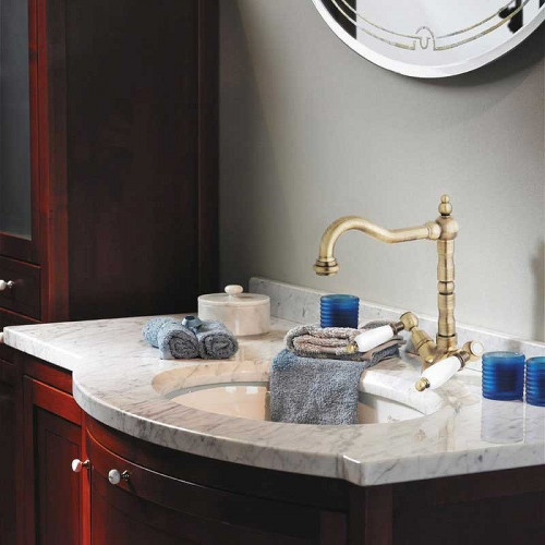 Смеситель для раковины Cezares First-LS2-02-Bi Бронза латунь