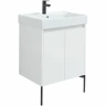 Тумба под раковину Aquanet Nova Lite 60 298847 подвесная Белая глянцевая МДФ / ЛДСП