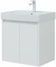 Тумба под раковину Aquanet Nova Lite 60 298847 подвесная Белая глянцевая МДФ / ЛДСП