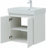 Тумба под раковину Aquanet Nova Lite 60 298847 подвесная Белая глянцевая МДФ / ЛДСП
