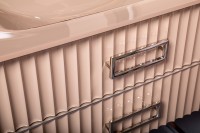 Тумба под раковину Boheme Armadi Art Monaco 80 866-080-CPCR Капучино глянец Хром МДФ / ЛДСП