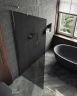 Душевая перегородка Maybah Glass MGD-687-5ш 1190х1950 в широком профиле Хром матовый стекло графитовое матовое