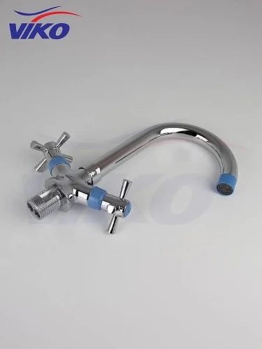 Смеситель для кухни Viko V-2533 Хром Синий
