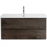 Тумба под раковину BelBagno 105 ALBANO-CER-1050-2C-SO-RNG подвесная Robere Nature Grigio МДФ / ЛДСП