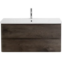 Тумба под раковину BelBagno 105 ALBANO-CER-1050-2C-SO-RNG подвесная Robere Nature Grigio МДФ / ЛДСП