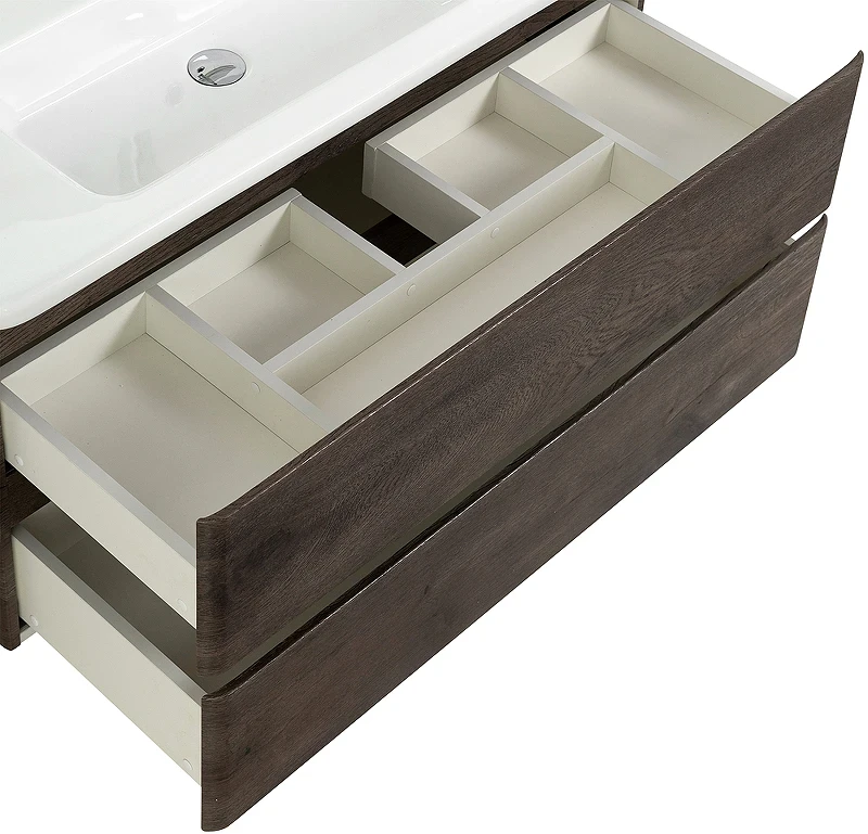 Тумба под раковину BelBagno 105 ALBANO-CER-1050-2C-SO-RNG подвесная Robere Nature Grigio МДФ / ЛДСП