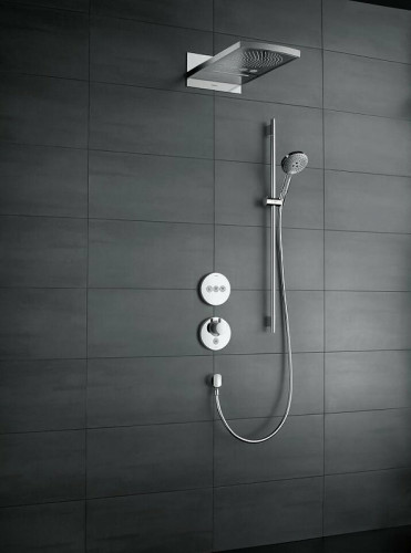 Смеситель для душа Hansgrohe ShowerSelect S 15742000 с термостатом Хром латунь встраиваемый