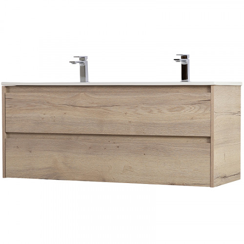 Тумба под раковину BelBagno Kraft 120 KRAFT-1200-2C-SO-2-RGB подвесная Rovere Galifax Bianco МДФ / ЛДСП