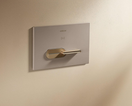 Унитаз биде Arrow AKB2130H подвесной цвет Белый Бежевый с сиденьем