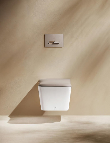 Унитаз биде Arrow AKB2130H подвесной цвет Белый Бежевый с сиденьем