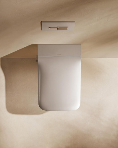 Унитаз биде Arrow AKB2130H подвесной цвет Белый Бежевый с сиденьем